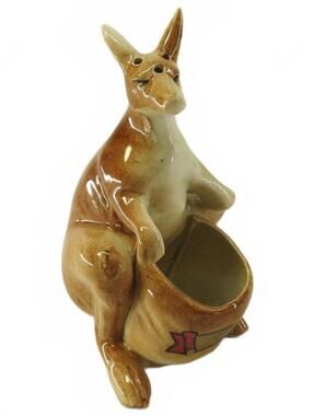 Single Kangaroo Vintage Salt Shaker Great Smoky Mountains - Mini Planter